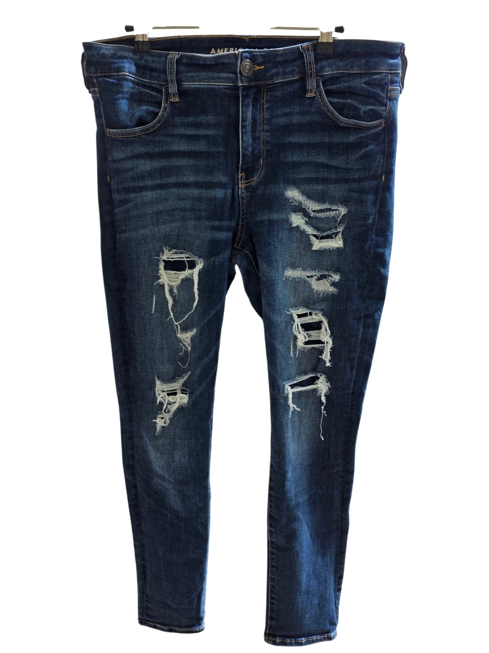 American Eagle Ne(X)t Level Stretch Jegging Distressed Jeans Size 14